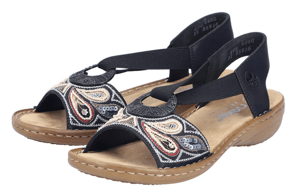 Rieker 608B4 Beaded Sandal