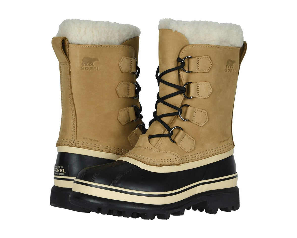 Sorel Caribou Buff Tan Black Waterproof Lace Up Boots‎ B94 Caribou™ Men main image 2
