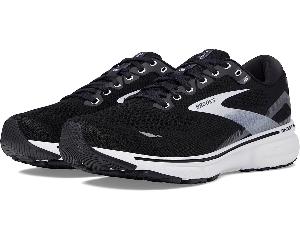 Brooks Ghost 12 Men\'s Size US 8.5 (D) Running Shoes Sneakers Black/Pearl/Oyster Brooks Ghost Trail Men main image 3
